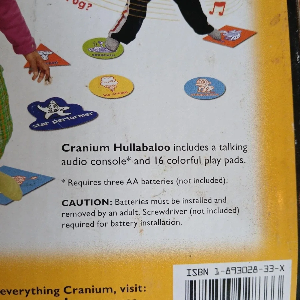 Cranium Hullabaloo Children's Game COMPLETE 2004 Kids Tested Works Vintage